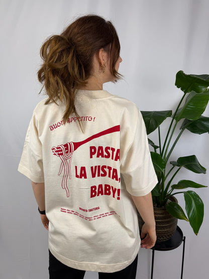 Oversized Shirt 'Courage' mit Pasta La Vista Design