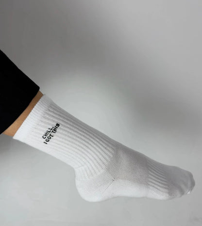 'Bravehearted' Socks mit CHILL, I GOT THIS Design